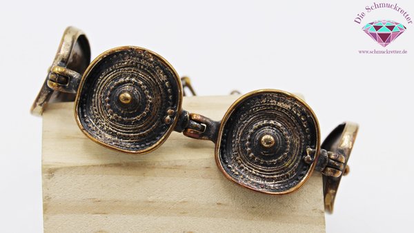Bronze Armband vom finnischen Designer Jorma Laine