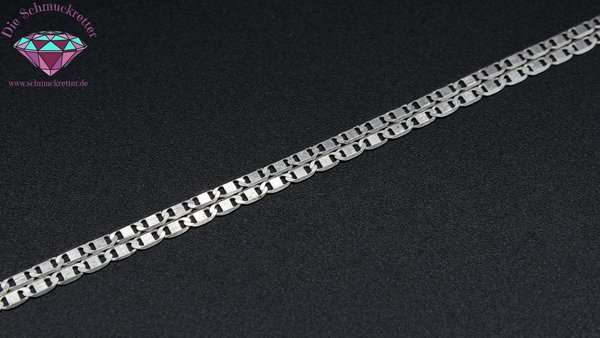 925 Silber Stäbchenankerkette, 50cm