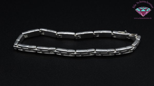 Massives 925 Silber Armband, 19cm
