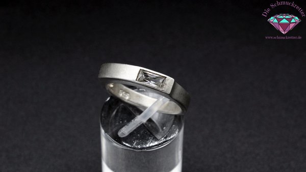 925 Silber Ring mit Zirkonia, Größe 56