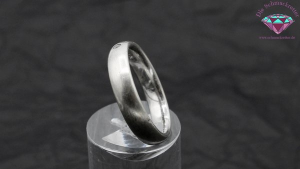 Schlichter 925 Silber Ring mit Zirkonia von S. Oliver, Gr. 56