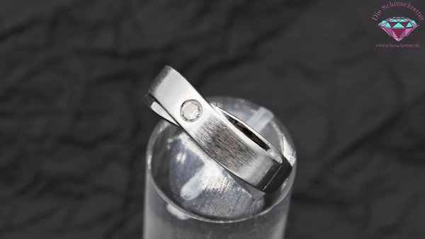 925 Silber Ring mit Zirkonia, Gr. 54