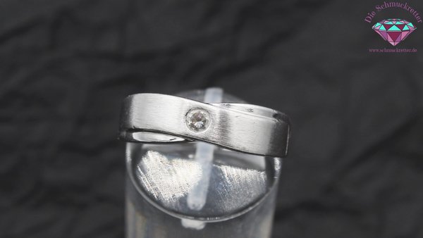 925 Silber Ring mit Zirkonia, Gr. 54