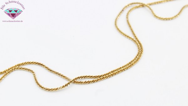 Vergoldete 925 Silber Halskette, 51cm