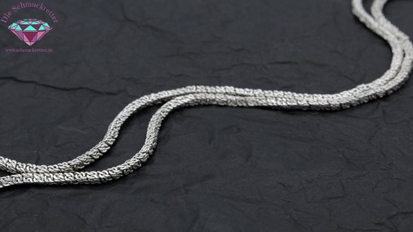 Massive 800 Silber Königskette von Andreas Daub, 91cm