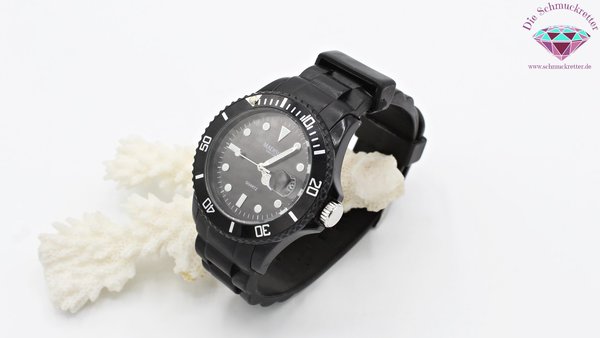 Schwarze Armbanduhr von 'Madison New York'