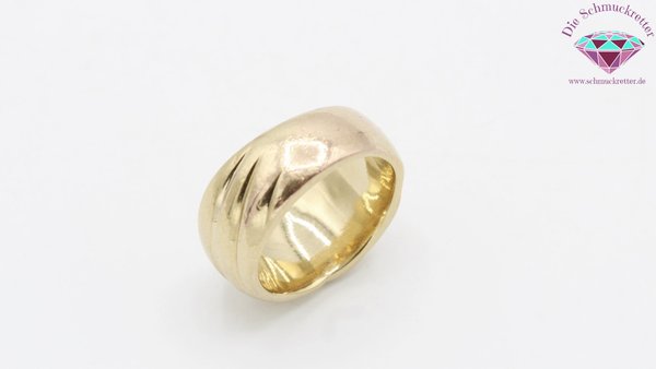 Breiter, vergoldeter Ring von Pierre Lang, Gr. 56 (7)