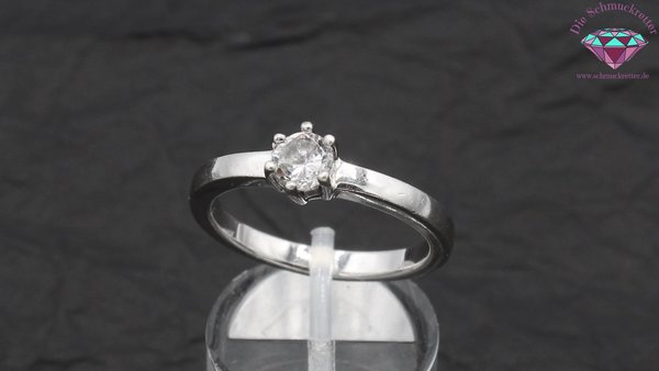 925 Silber Ring mit Zirkonia, Größe 58