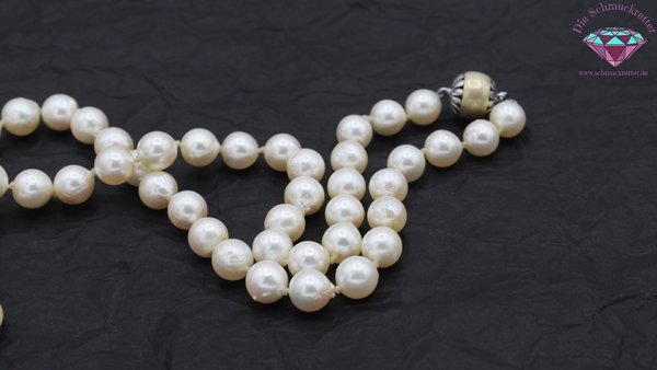 Akoya Perlenkette mit 925 Silber Verschluss von JkA, 47cm