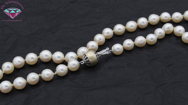 Akoya Perlenkette mit 925 Silber Verschluss von JkA, 47cm