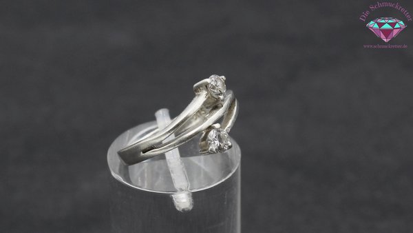 925 Silber Ring mit Zirkonia, Größe 52