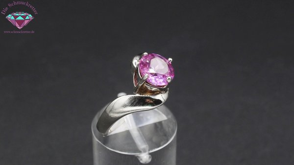925 Silber Ring mit pinkem Zirkonia von Diamonique, Gr. 57