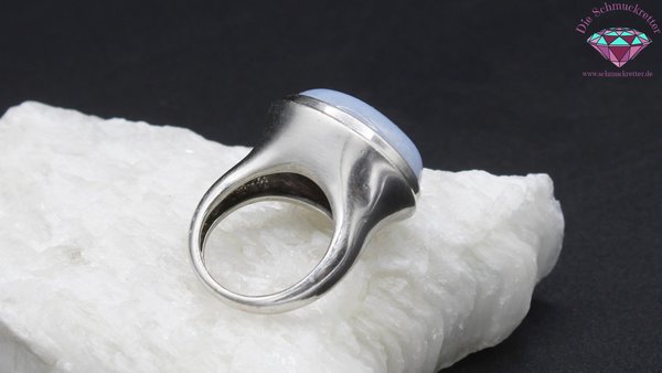 925 Silber Ring mit Chalcedon von Sogni d'oro, Gr. 52