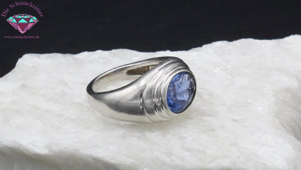 925 Silber Ring mit blauem Topas von Sogni d'oro, Gr. 51
