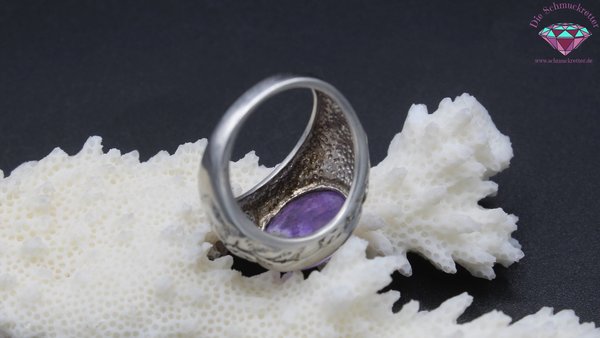 925 Silber Ring mit Morado-Opal von Sogni d'oro, Gr. 58