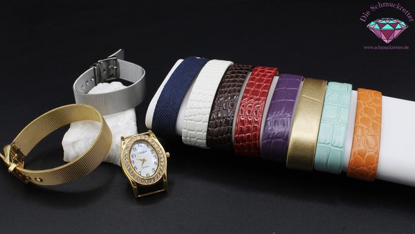 Gossip Watch - Set mit Armbanduhr und zehn verschiedenen Armbändern