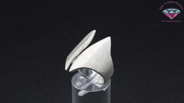 Diamantierter 925 Silber Ring, Gr. 61