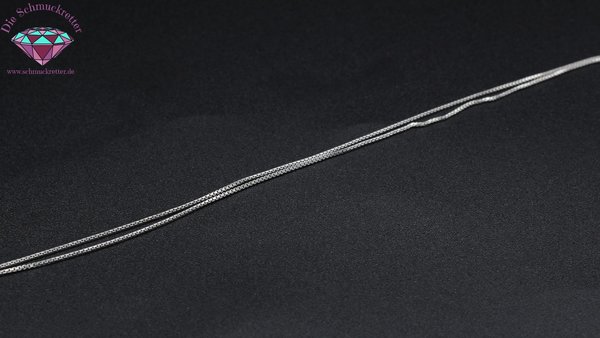 Zarte 925 Silber Venezianerkette, 46cm