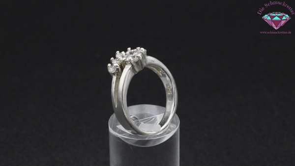 925 Silber Ring mit Zirkonia, Größe 57