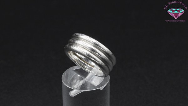 Breiter 925 Silber Ring, Größe 53