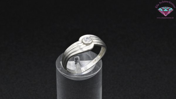 925 Silber Ring mit Zirkonia, Gr. 57