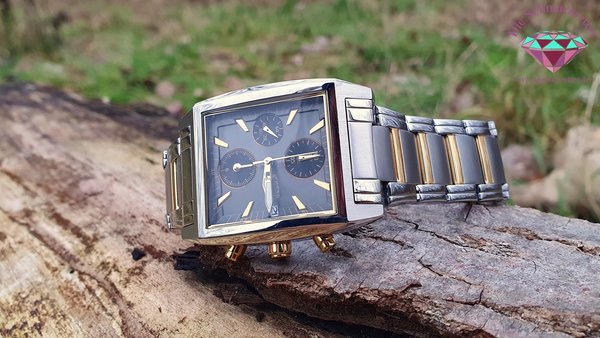 Chronograph Herren Armbanduhr von 'Pulsar', bicolor